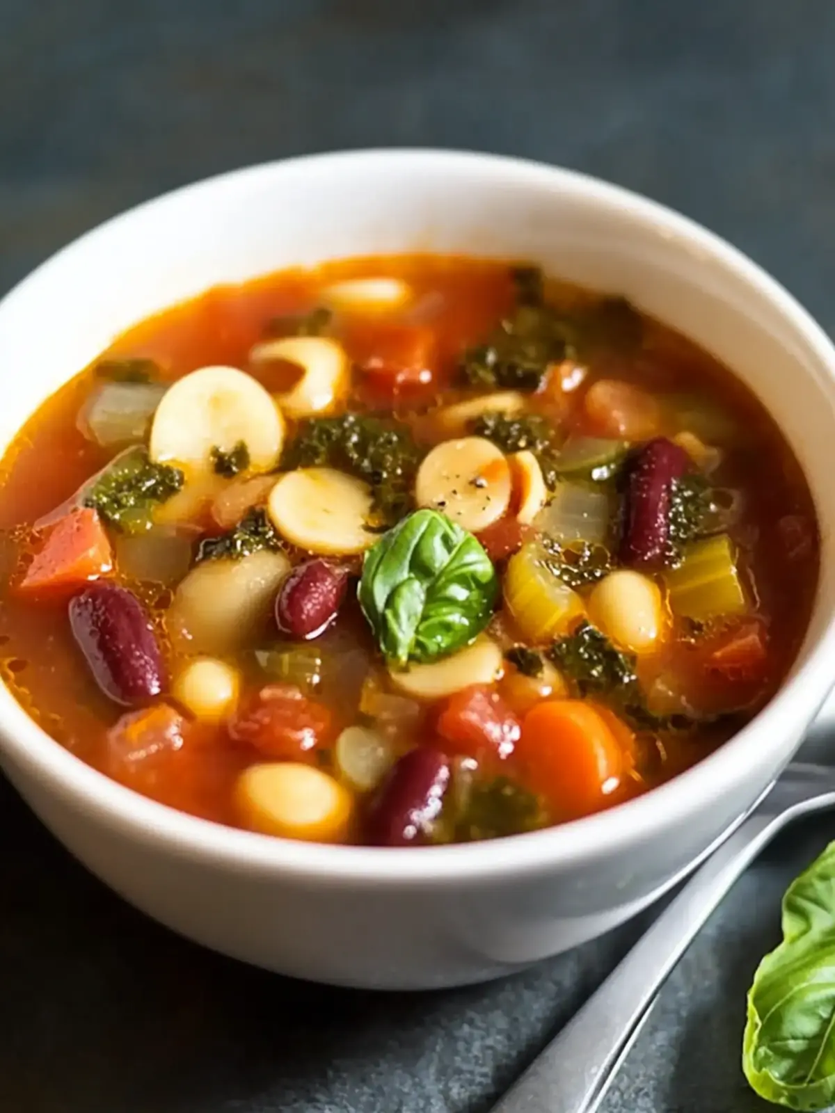 Hearty Minestrone Soup with Red Wine for Cozy Nights 4 Minestrone Soup