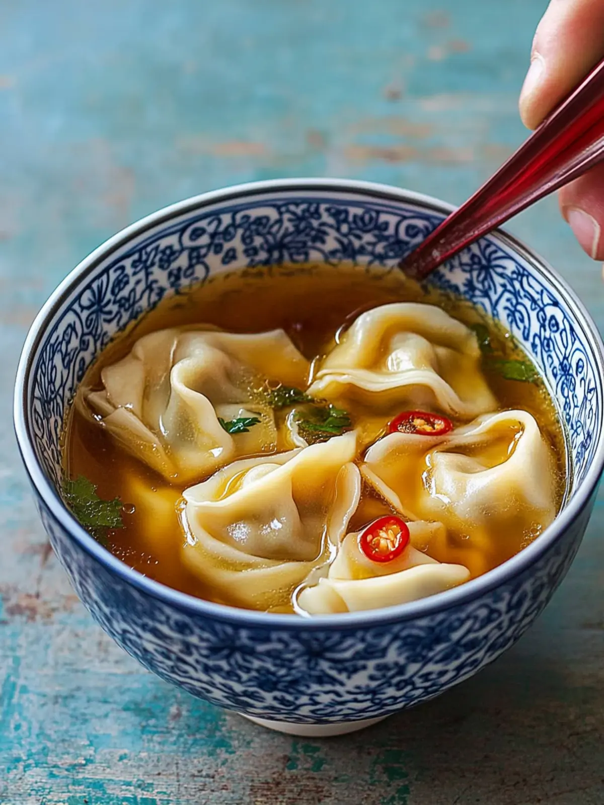 Classic Pork Wonton Soup