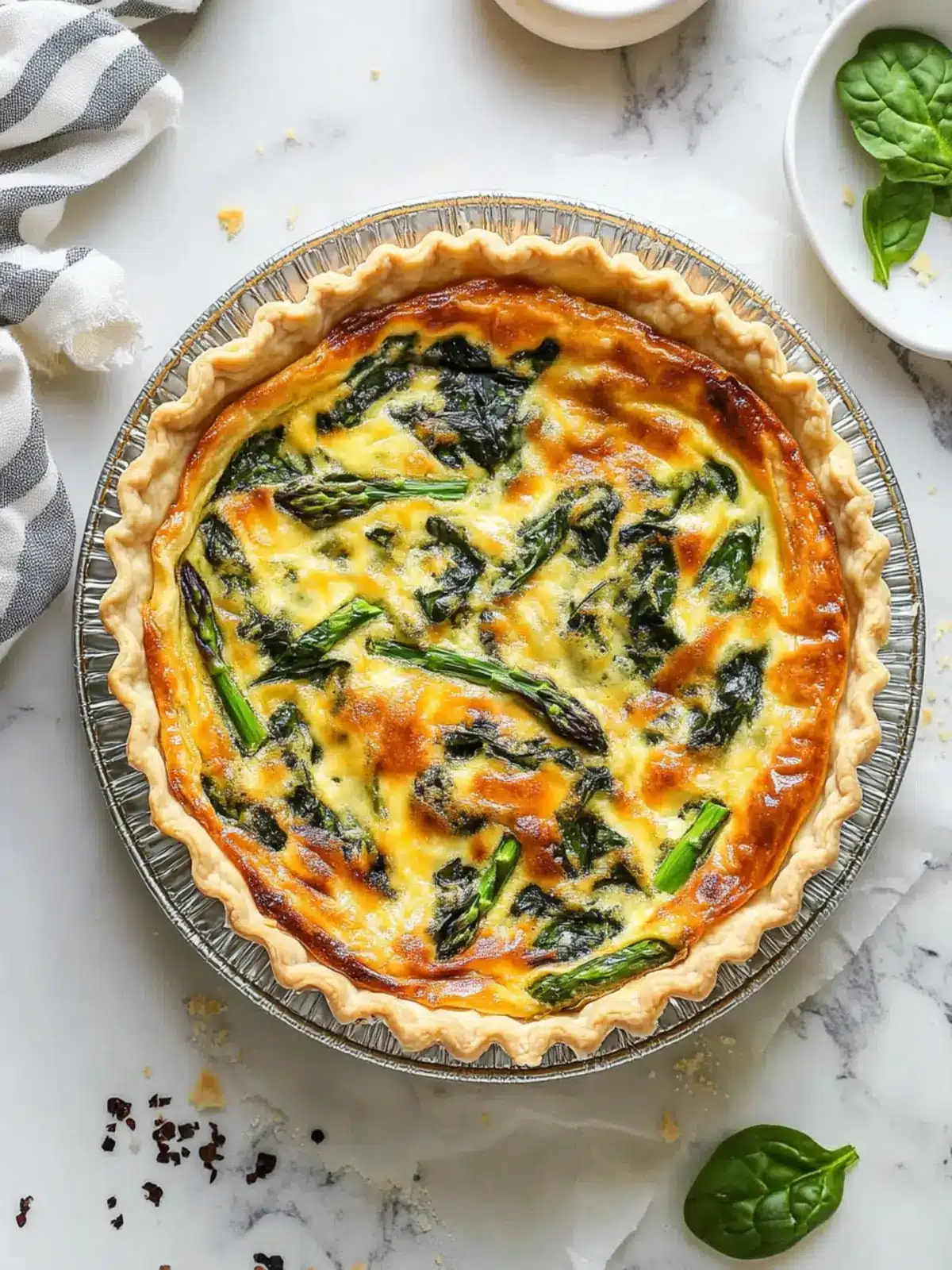 Ultimate Spinach Asparagus Quiche Recipe for Fresh Flavors 4 Spinach Asparagus Quiche Recipe