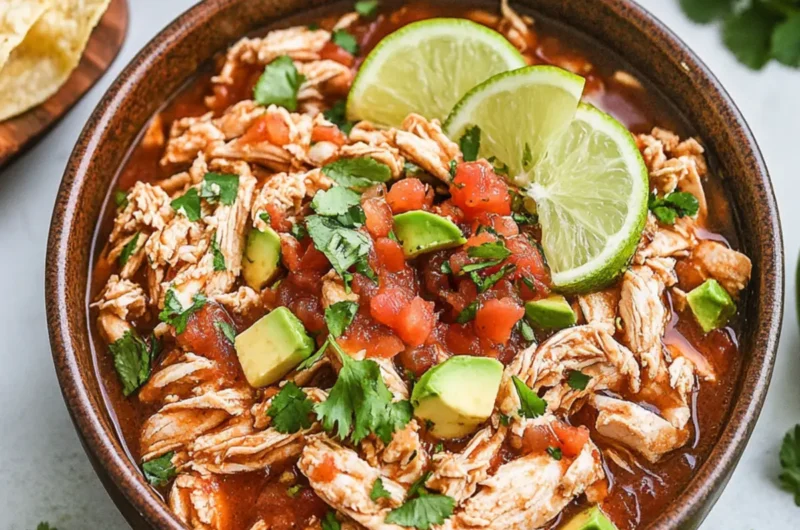 Slow Cooker Salsa Chicken