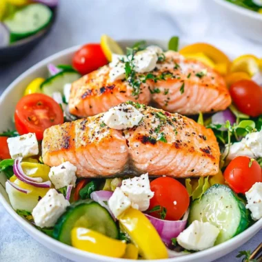 Greek Salmon Salad
