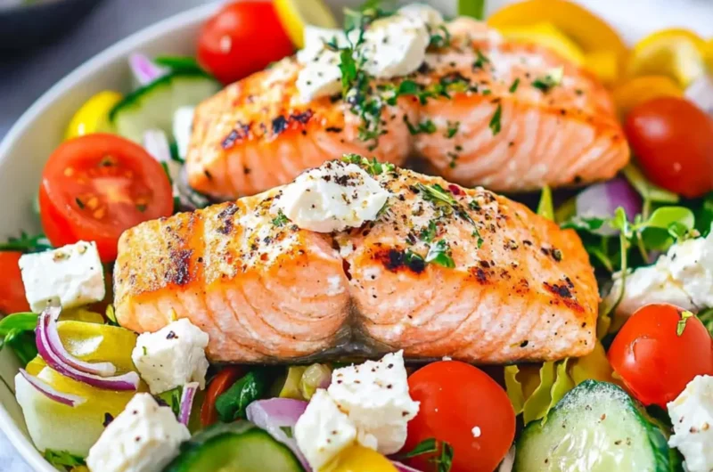 Greek Salmon Salad