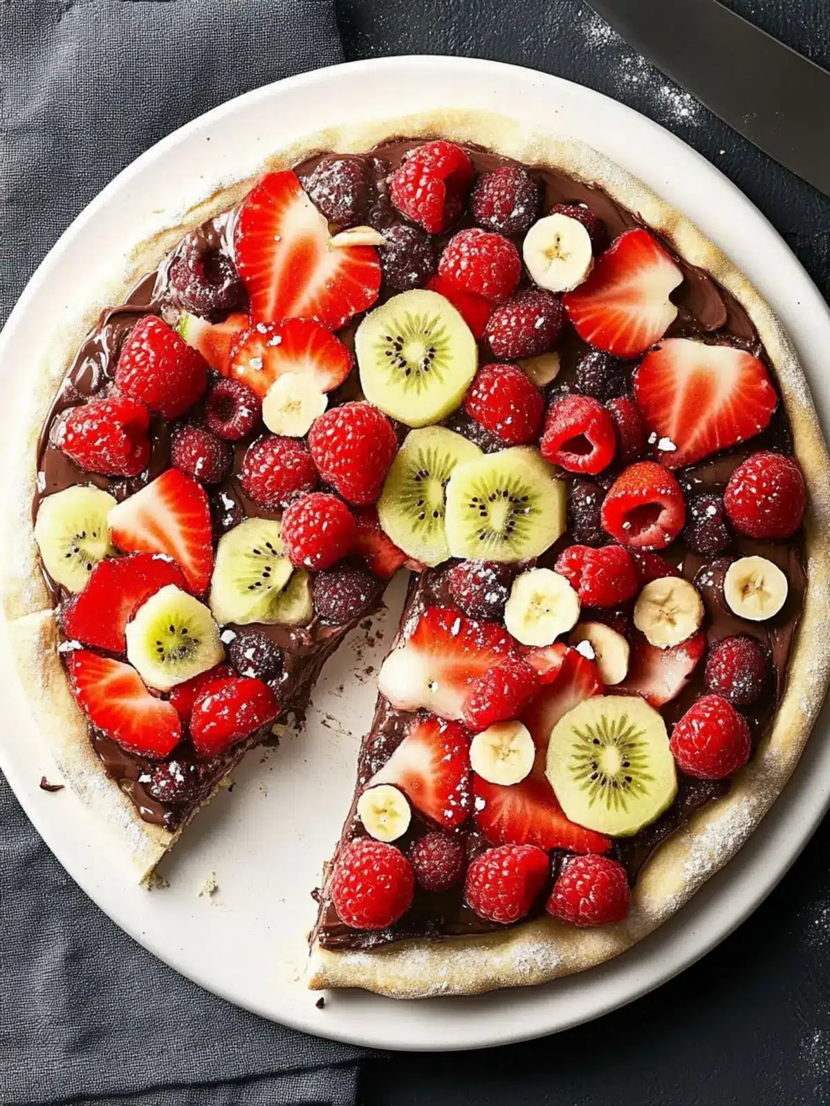 Easy Chocolate-Hazelnut Fruit Pizza in Just 10 Minutes 4 Chocolate-Hazelnut Fruit Pizza