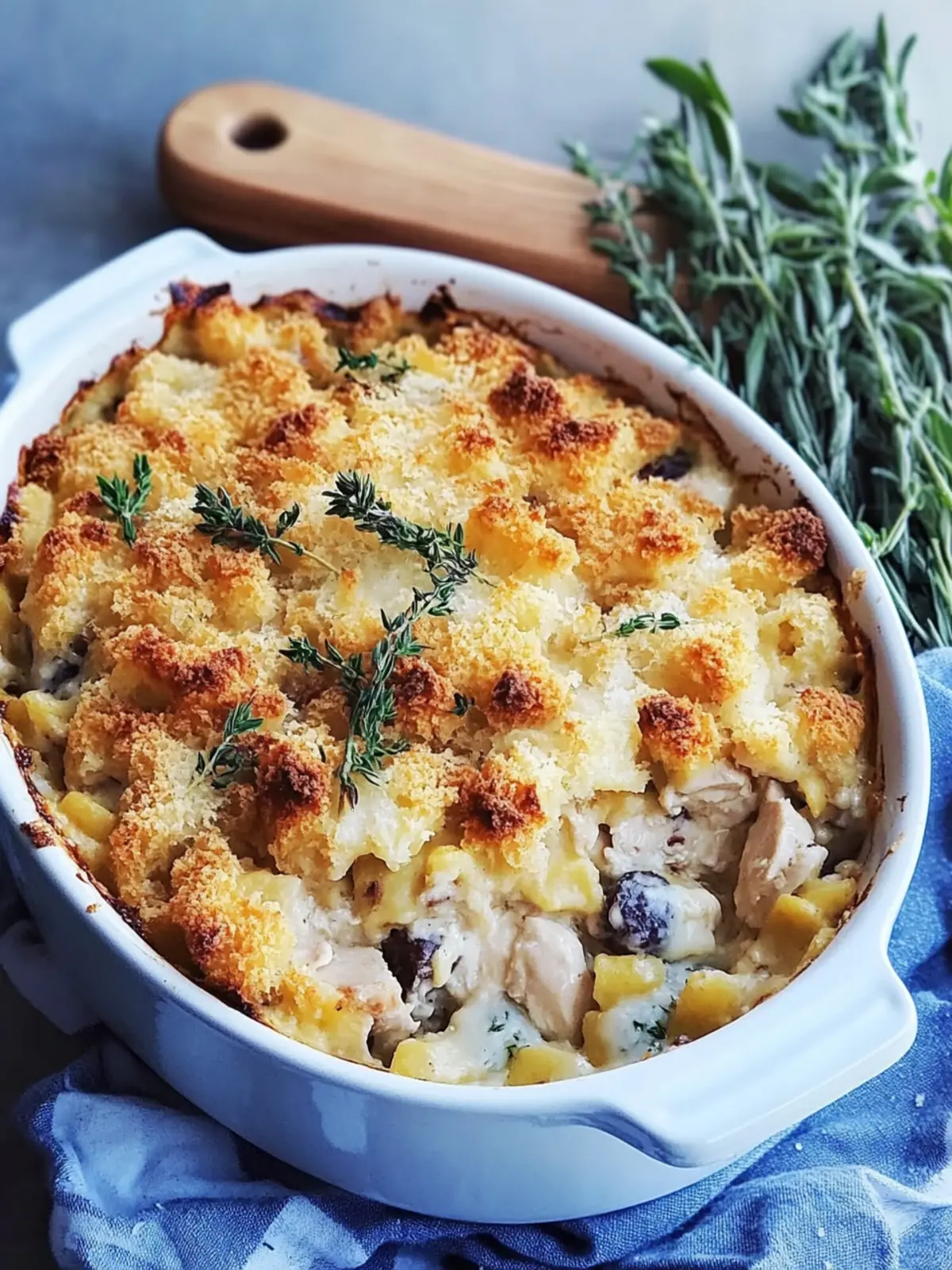 Chicken Cordon Bleu Casserole