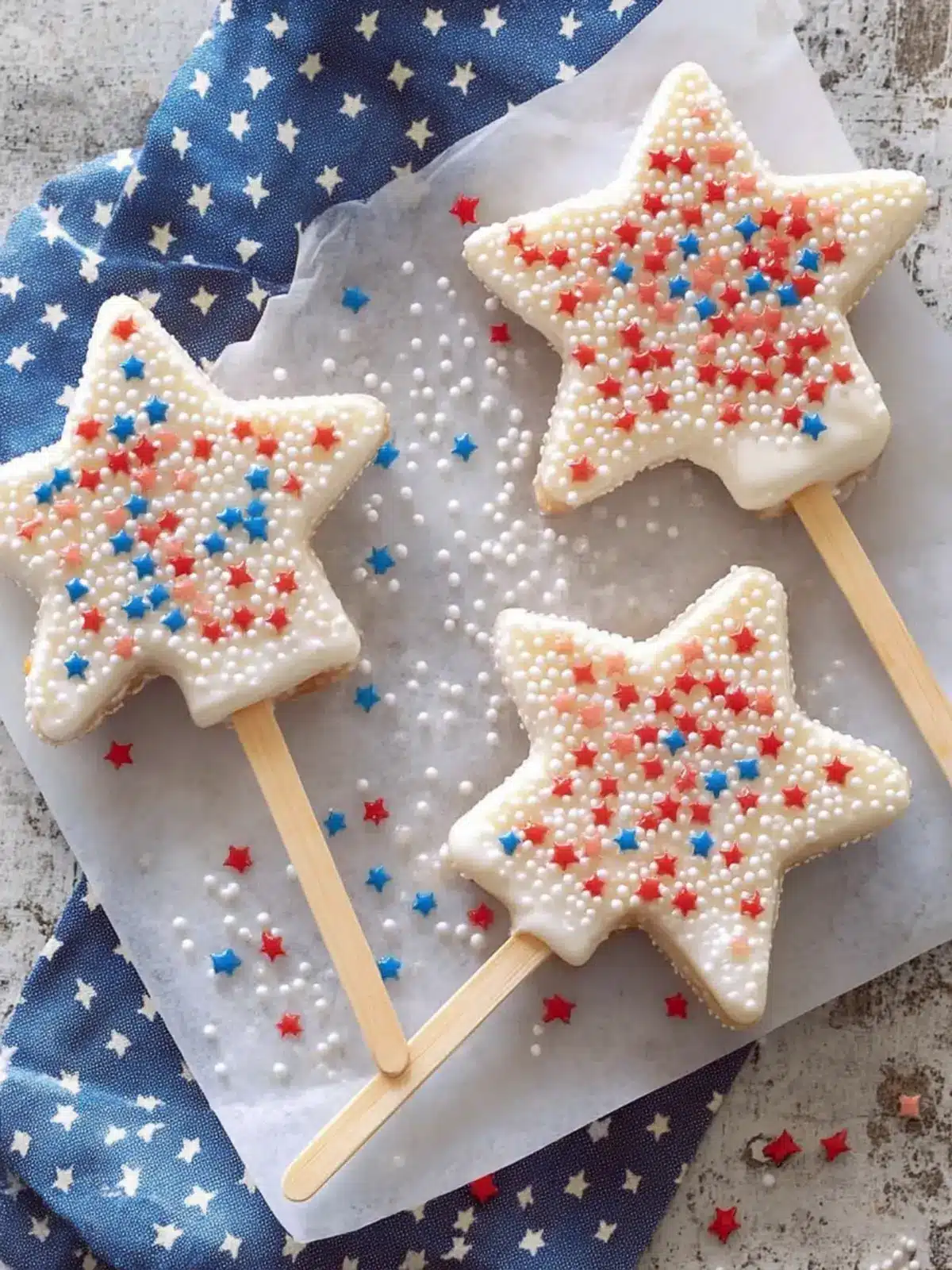 Crispy Star Pops: A Fun, Easy Treat for Celebrations 5 Crispy Star Pops