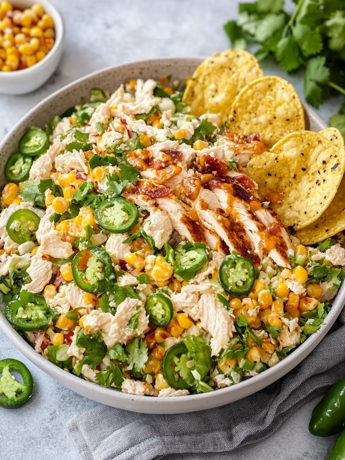 Jalapeño Popper Chicken Salad