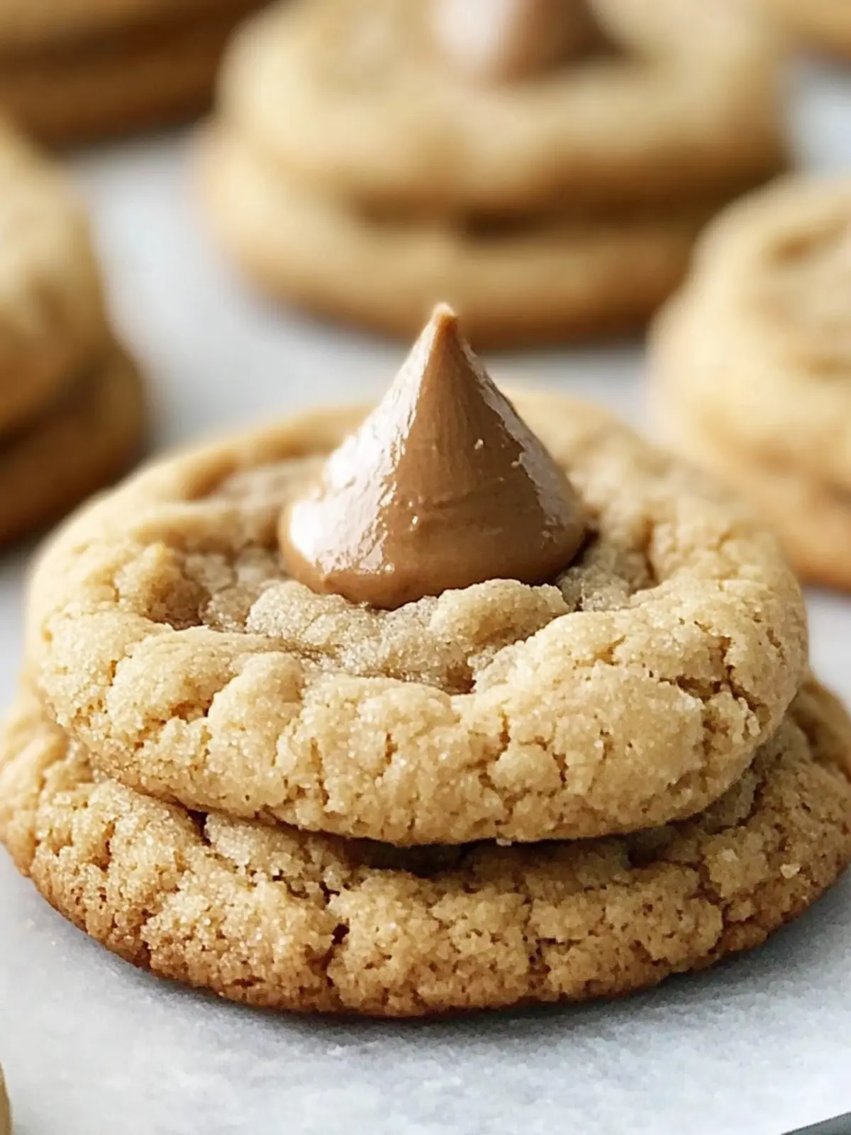 Peanut Butter Blossom Cookies