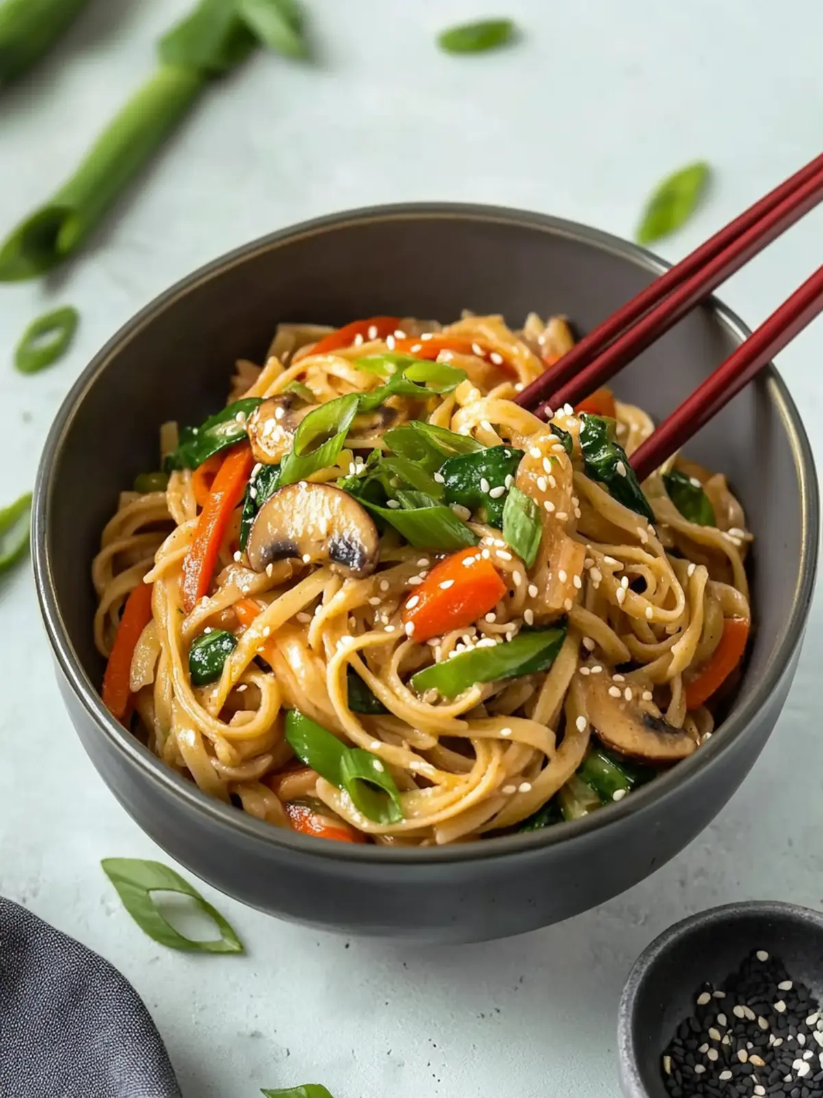 Delicious Asian Vegetable Pasta in 30 Minutes or Less 3 Asian Vegetable Pasta