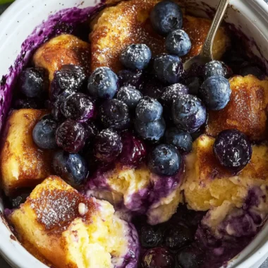 Blueberry French Toast Casserole for Effortless Mornings 9 Blueberry French Toast Casserole