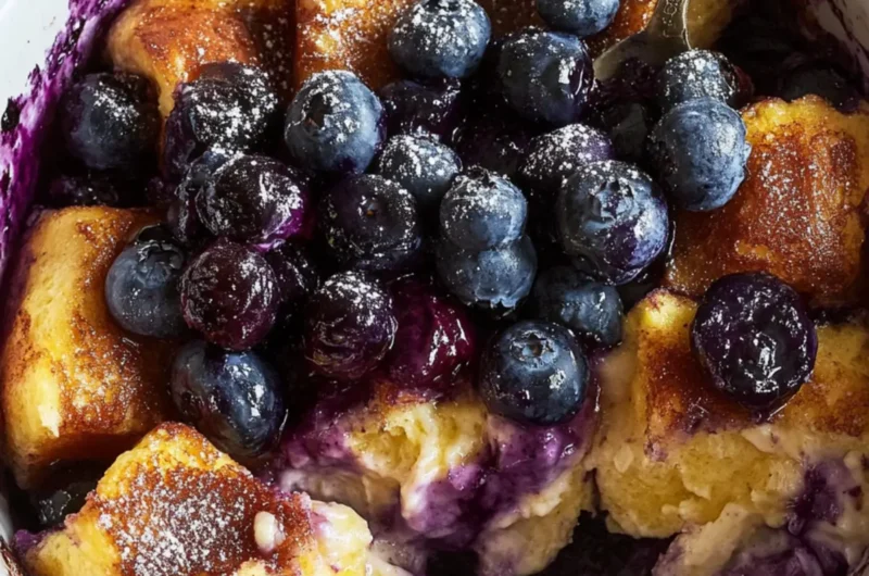 Blueberry French Toast Casserole