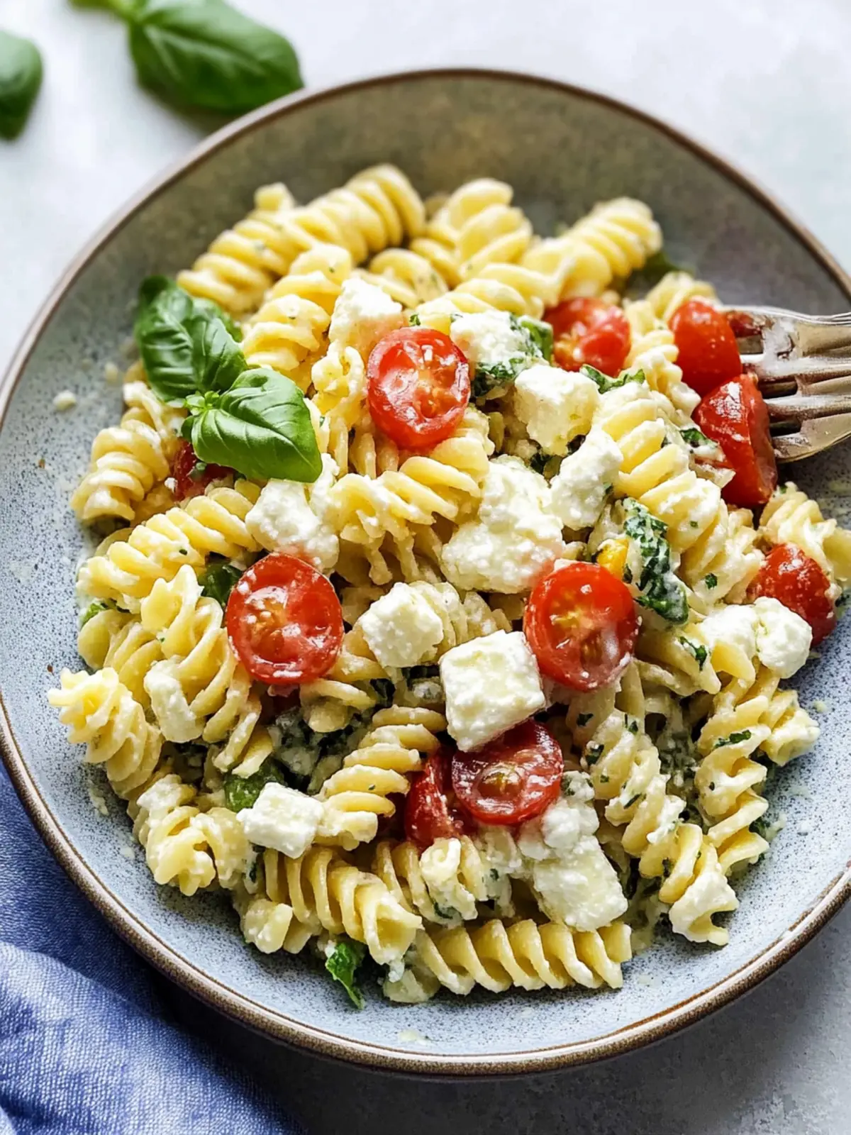 Goat Cheese Pasta Salad