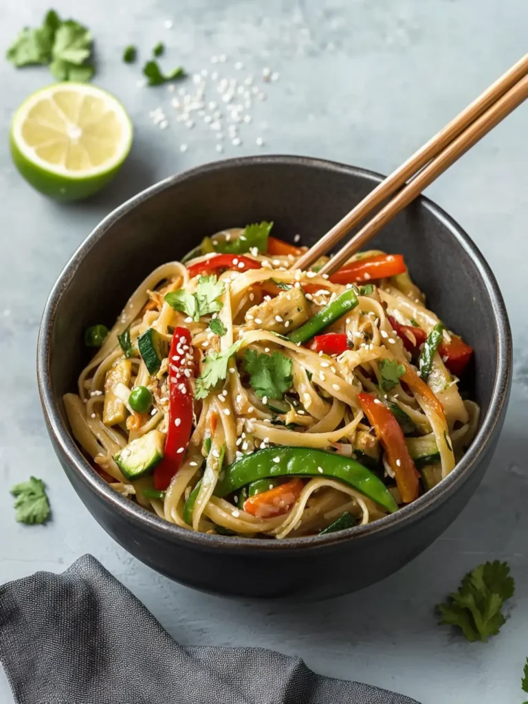 Asian Vegetable Pasta