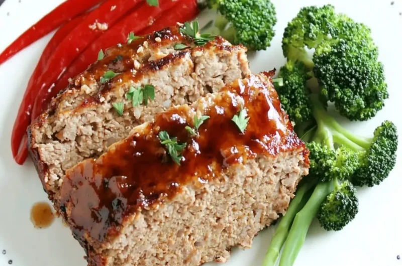 Turkey Meatloaf with Honey-Soy Glaze