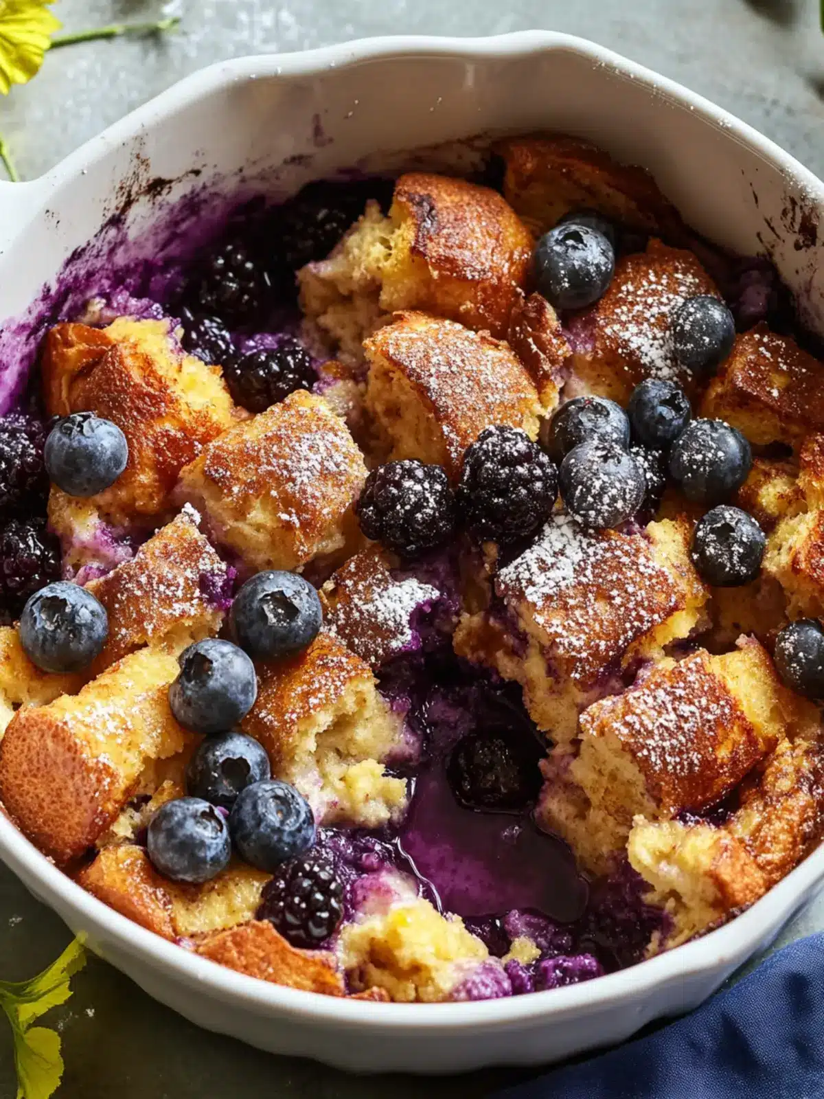 Blueberry French Toast Casserole for Effortless Mornings 3 Blueberry French Toast Casserole
