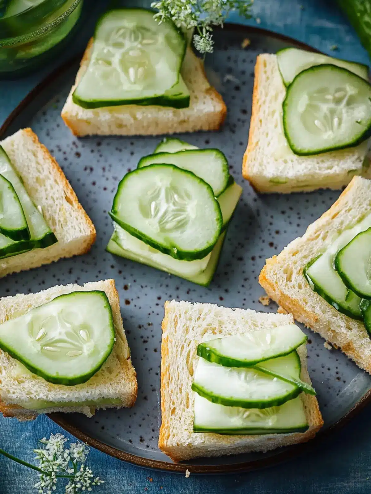 Classic Cucumber Sandwiches: Refreshing Delight for Any Gathering 4 Classic Cucumber Sandwiches