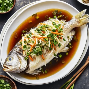 Cantonese Steamed Fish with Ginger and Shallots Made Easy 10 Cantonese Steamed Fish with Ginger and Shallots (清蒸鱼)