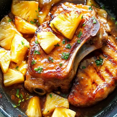 Juicy Pineapple Pork Chops with Sweet Pineapple Glaze Bliss 10 Juicy Pineapple Pork Chops (with Sweet Pineapple Glaze)