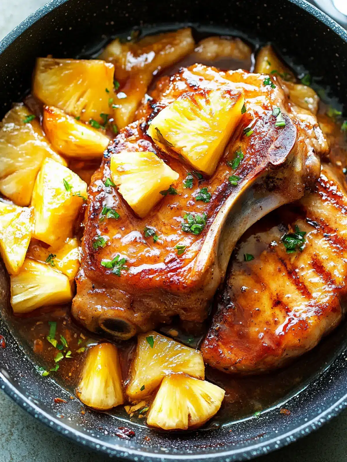 Juicy Pineapple Pork Chops with Sweet Pineapple Glaze Bliss 5 Juicy Pineapple Pork Chops (with Sweet Pineapple Glaze)