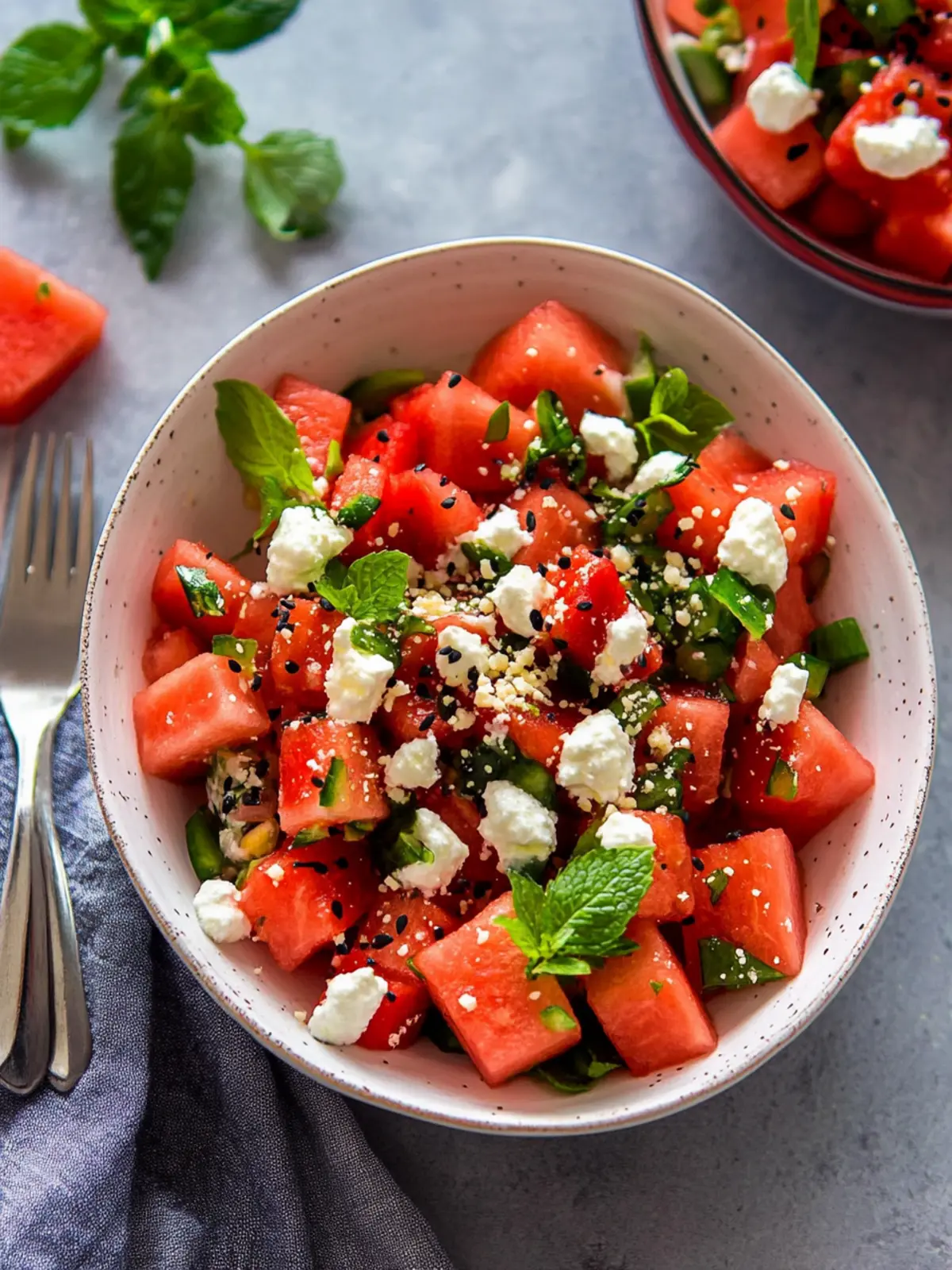 Easy Watermelon Salad