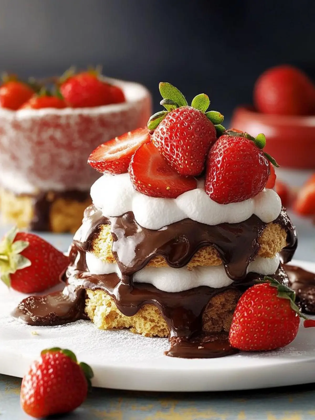 Decadent Chocolate Lover’s Strawberry Shortcakes in 35 Minutes 3 Chocolate Lover’s Strawberry Shortcakes