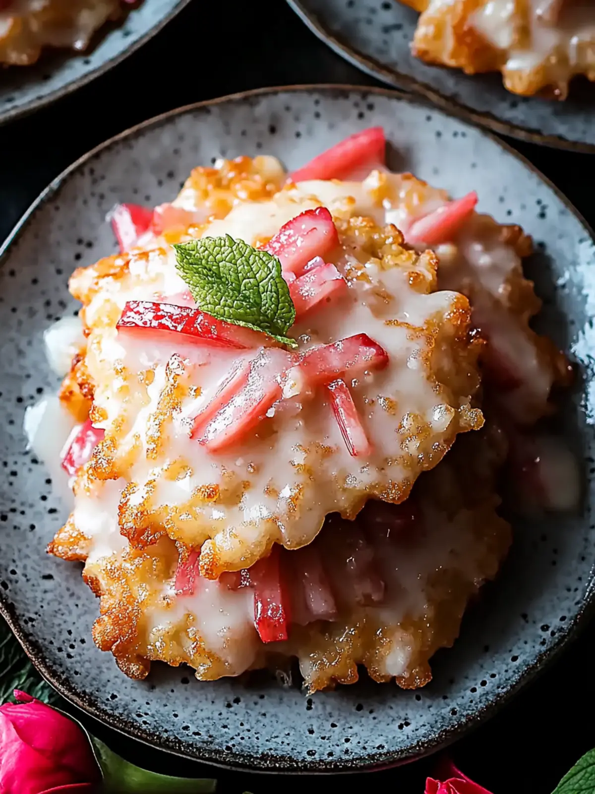 Baked Rhubarb Fritters: A Sweet Springtime Delight You’ll Love 3 Baked Rhubarb Fritters