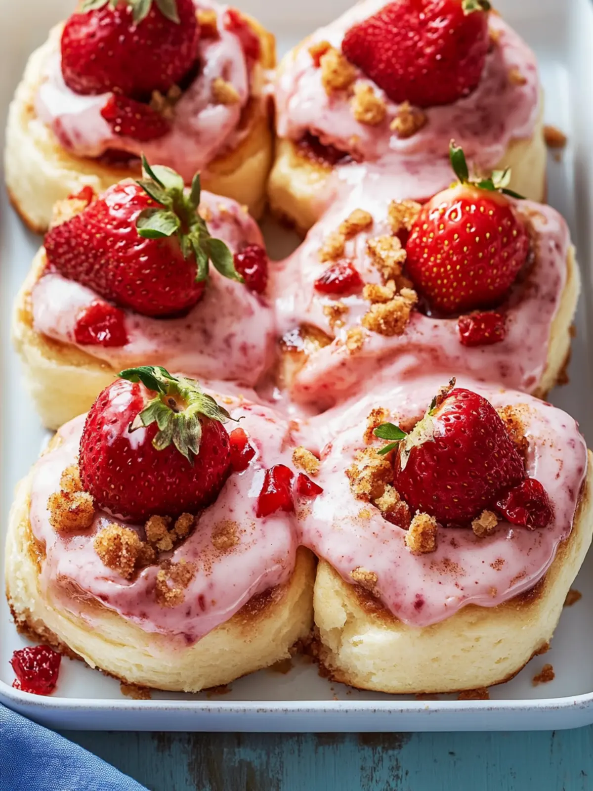 Strawberry Crunch Cinnamon Rolls That Will Brighten Your Morning 5 Strawberry Crunch Cinnamon Rolls