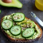 Cucumber Hummus Avocado Toast: Quick & Creamy Delight 12 Cucumber Hummus Avocado Toast