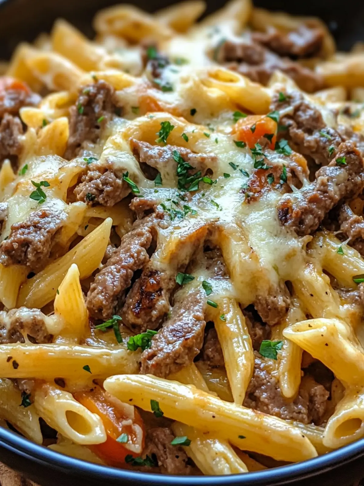 Delicious Philly Cheese Steak Pasta Recipe for Family Fun Nights 2 Delicious Philly Cheese Steak Pasta Recipe for Family Dinners