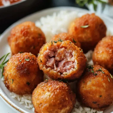 Savory Ham Balls with Zesty Sauce for Comfort Food Bliss 10 Ham Balls