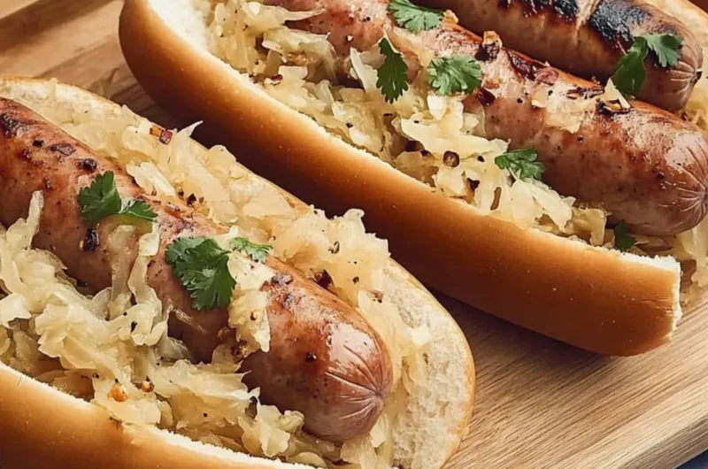 Brats and Sauerkraut