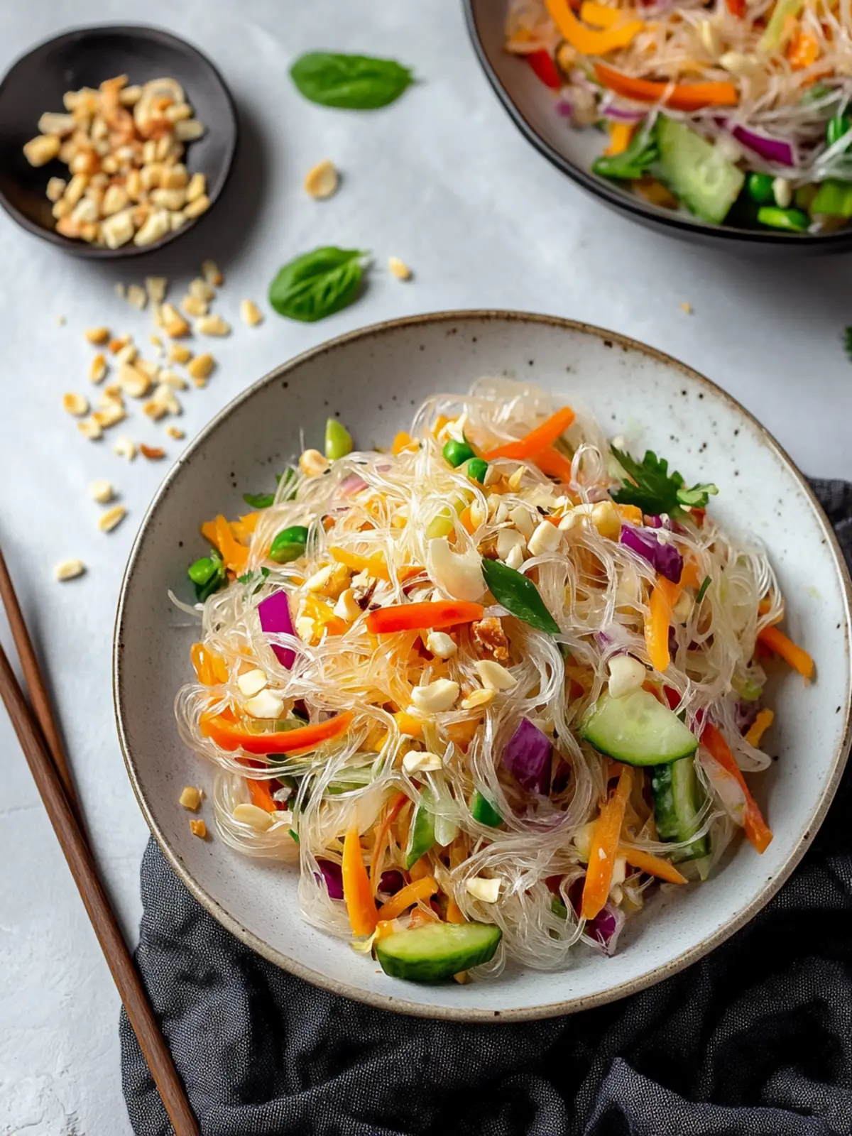 Glass Noodles Salad (Easy & Vegan)