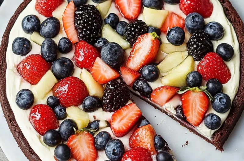 Brownie Fruit Pizza