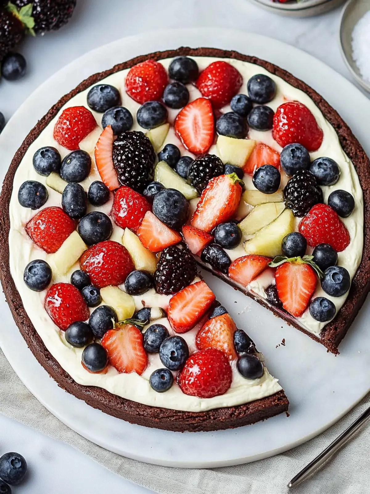 Delicious Brownie Fruit Pizza: The Ultimate No-Bake Treat 5 Brownie Fruit Pizza