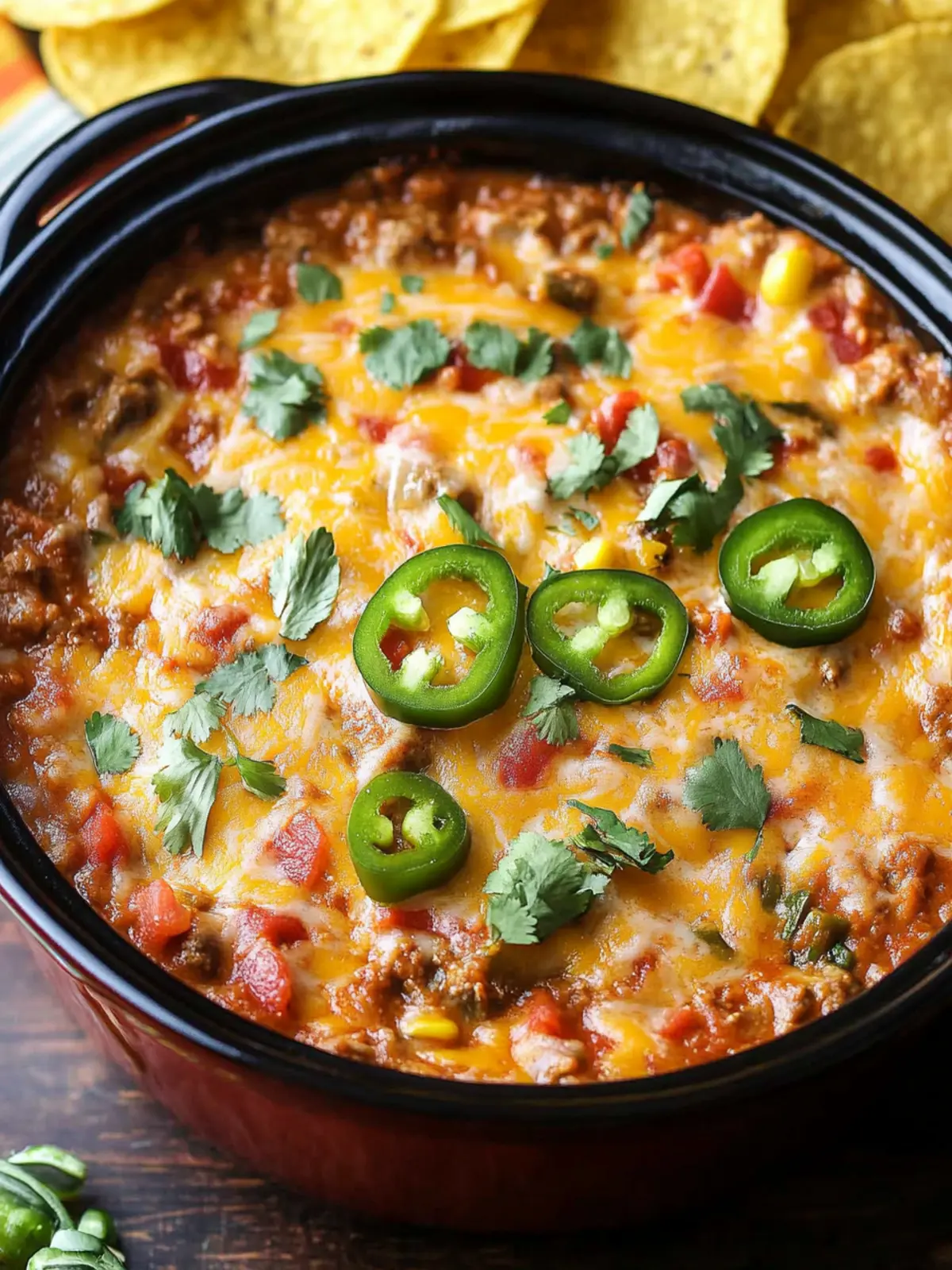 Savory Slow Cooker Taco Dip Your Game Day Must-Have 5 Slow Cooker Taco Dip