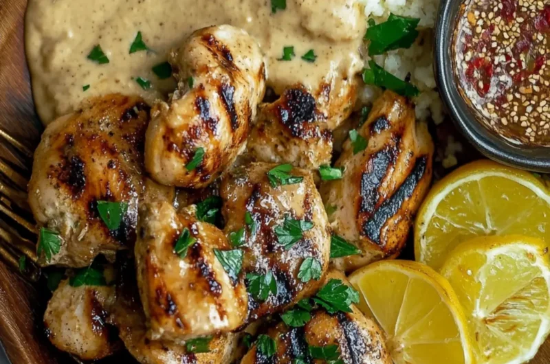 Tahini Marinated Grilled Chicken