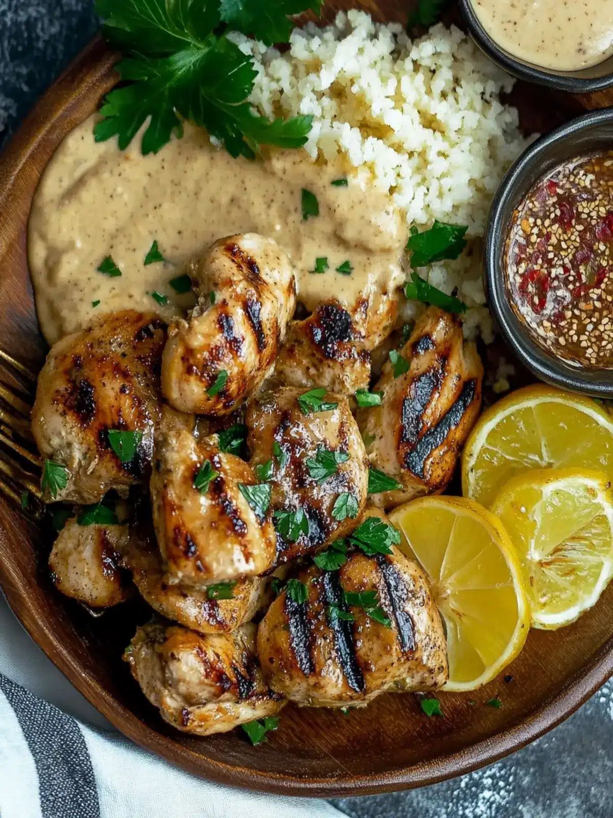 Savory Tahini Marinated Grilled Chicken for Summer Bliss 5 Tahini Marinated Grilled Chicken