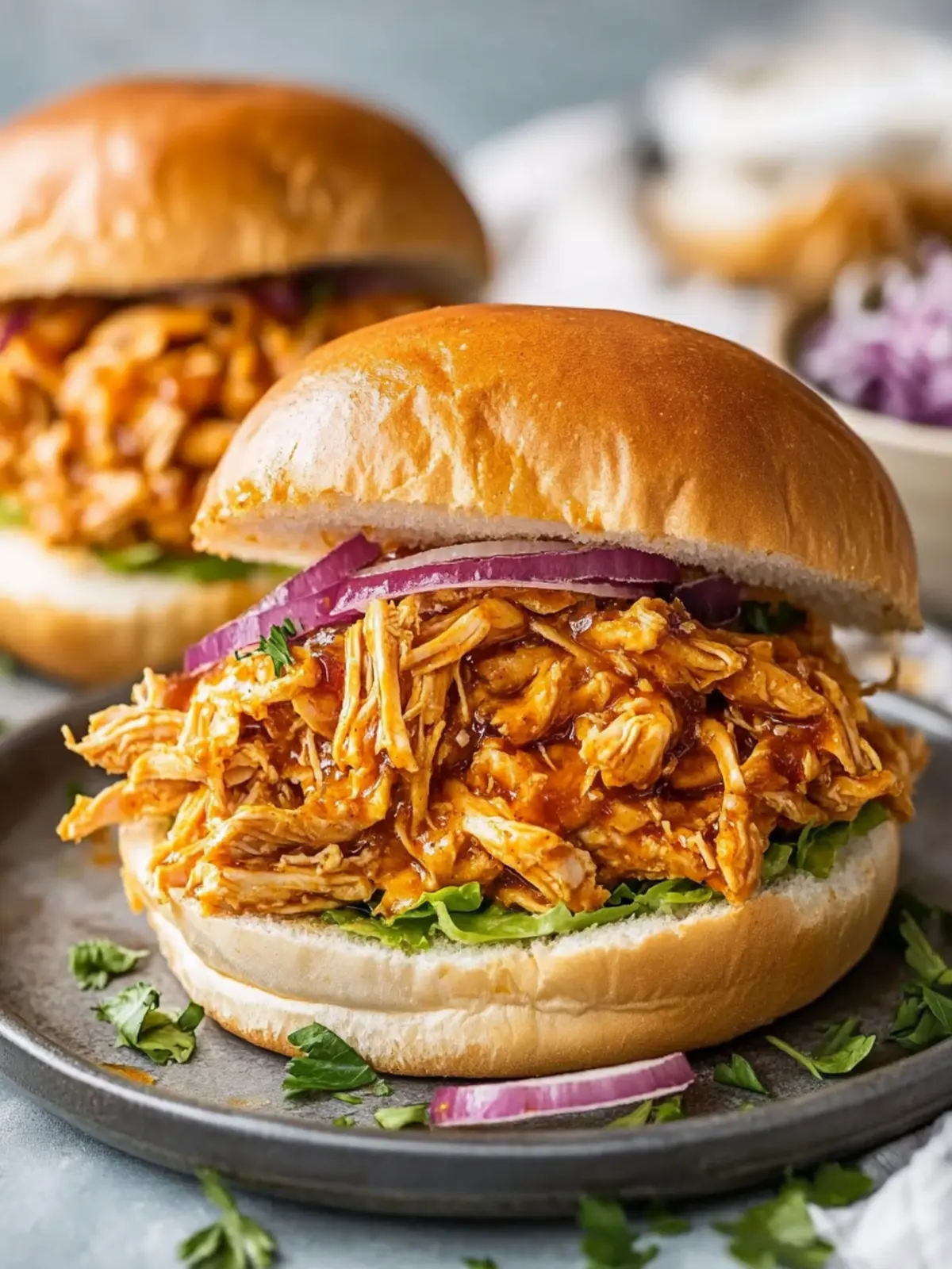 Slow Cooker Honey Mustard Shredded Chicken Sandwich Magic 3 Slow Cooker Honey Mustard Shredded Chicken Sandwich Recipe