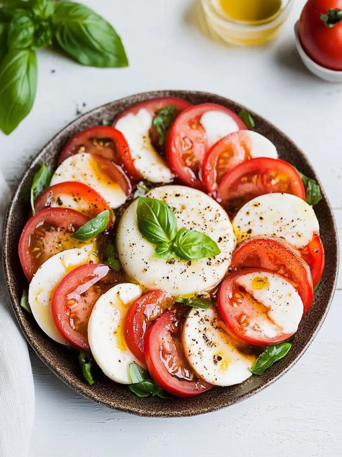Irresistible Caprese Salad with Homemade Balsamic Bliss 4 Caprese Salad