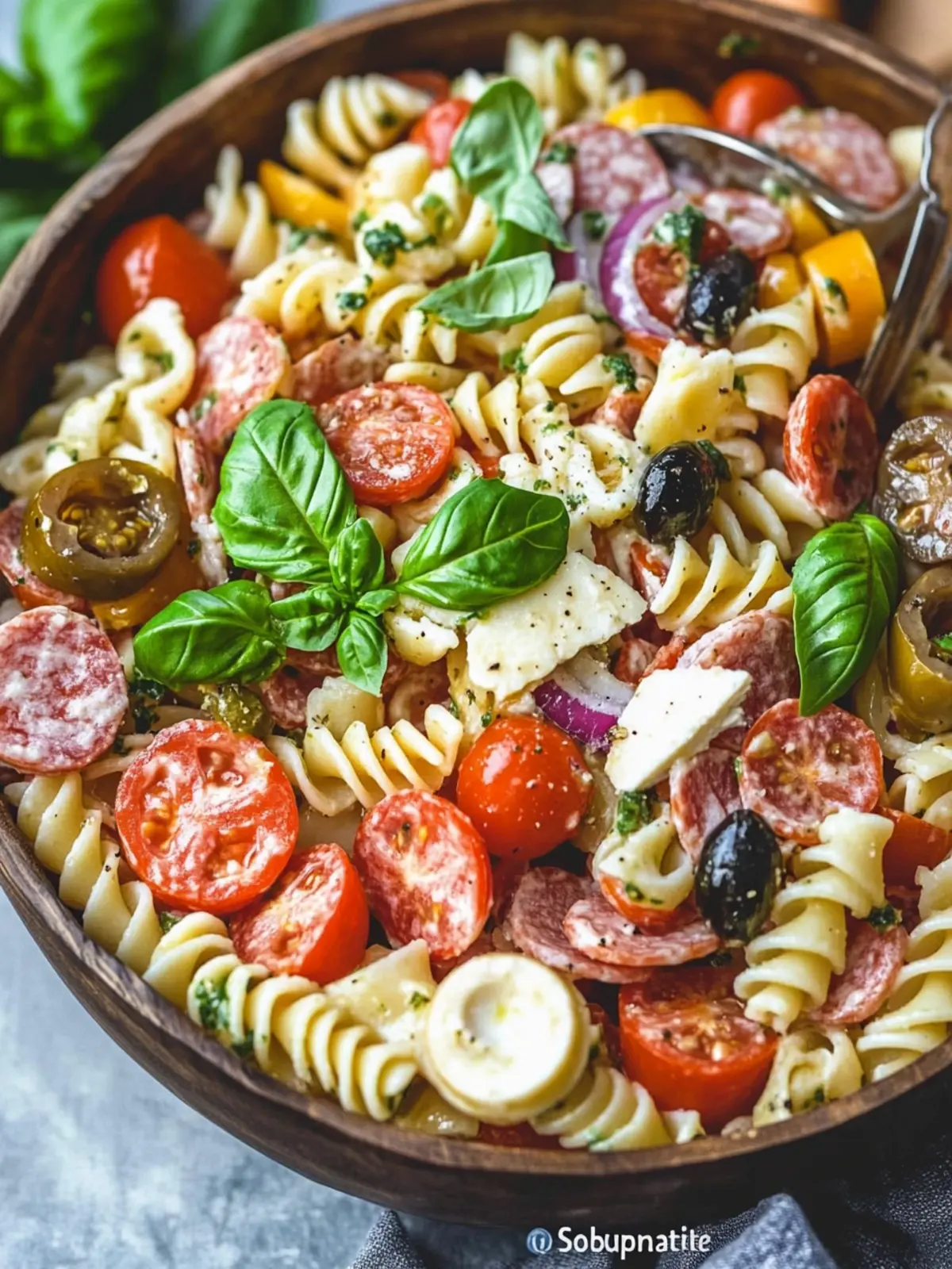 Savory Antipasto Pasta Salad: Zesty Flavor in Every Bite 2 Antipasto Pasta Salad