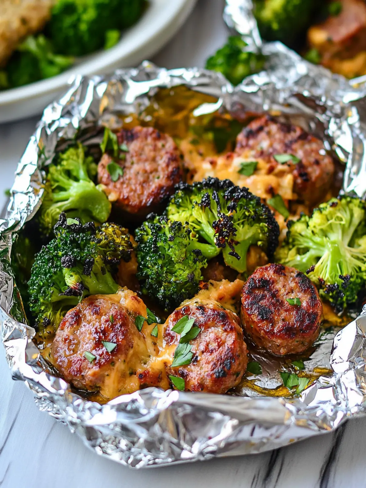 Sausage Broccoli Foil Packets: Quick Keto Delight in 30 Minutes 5 Sausage Broccoli Foil Packets