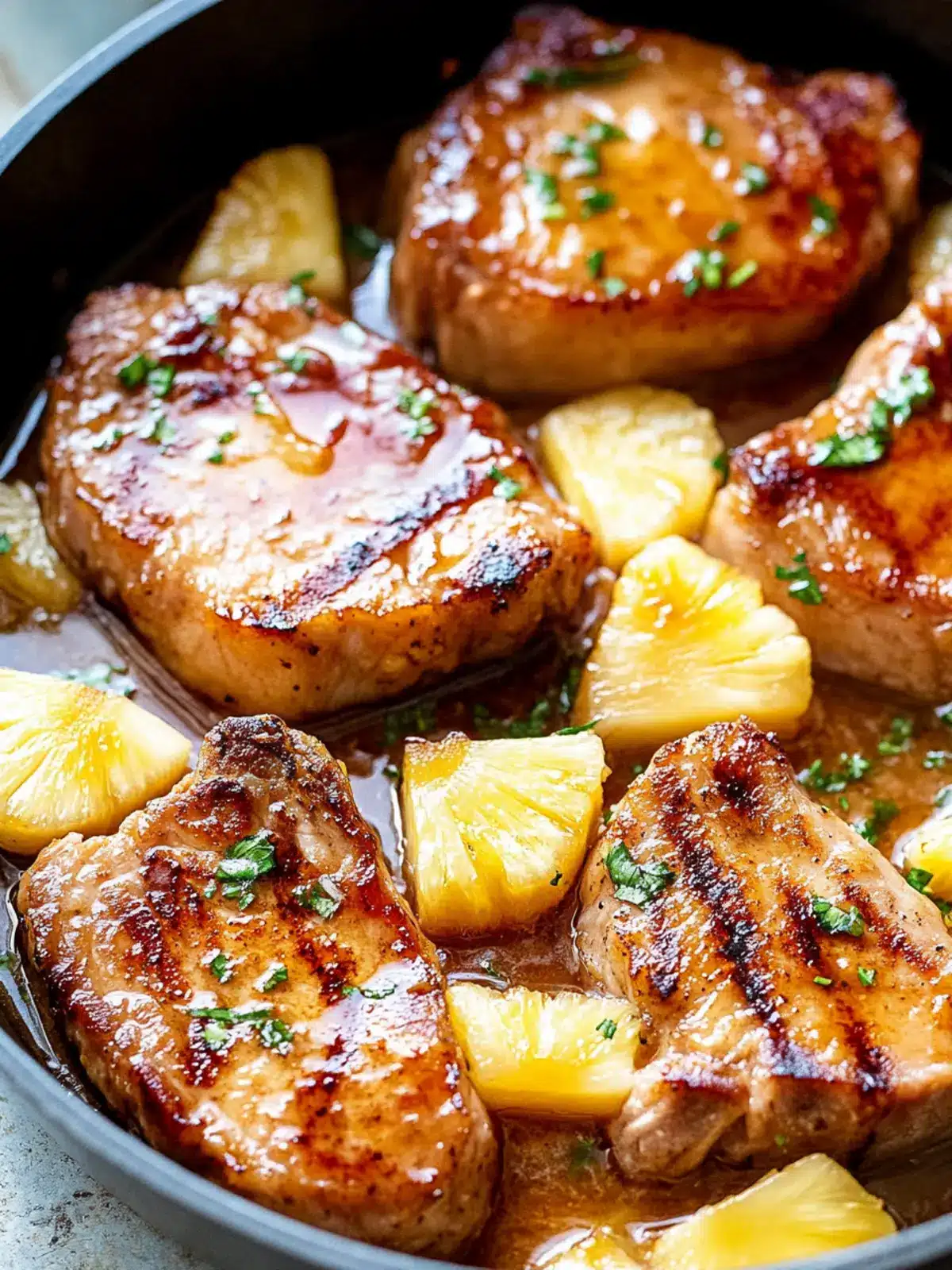 Juicy Pineapple Pork Chops with Sweet Pineapple Glaze Bliss 4 Juicy Pineapple Pork Chops (with Sweet Pineapple Glaze)