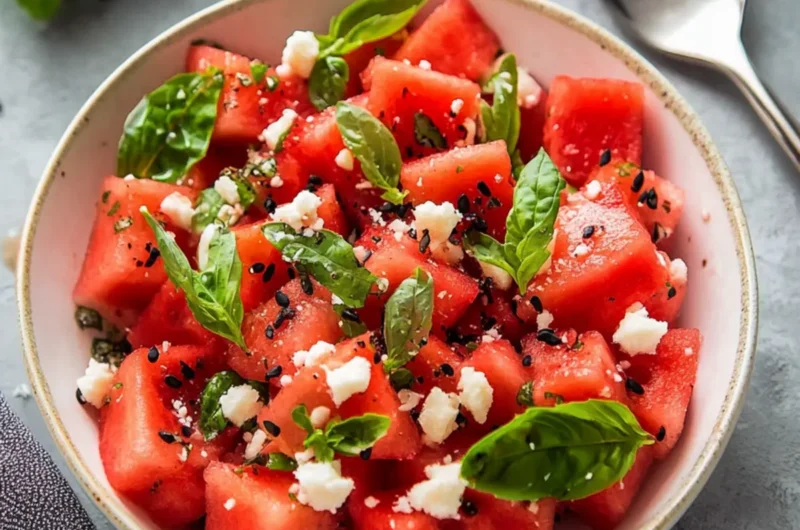 Easy Watermelon Salad