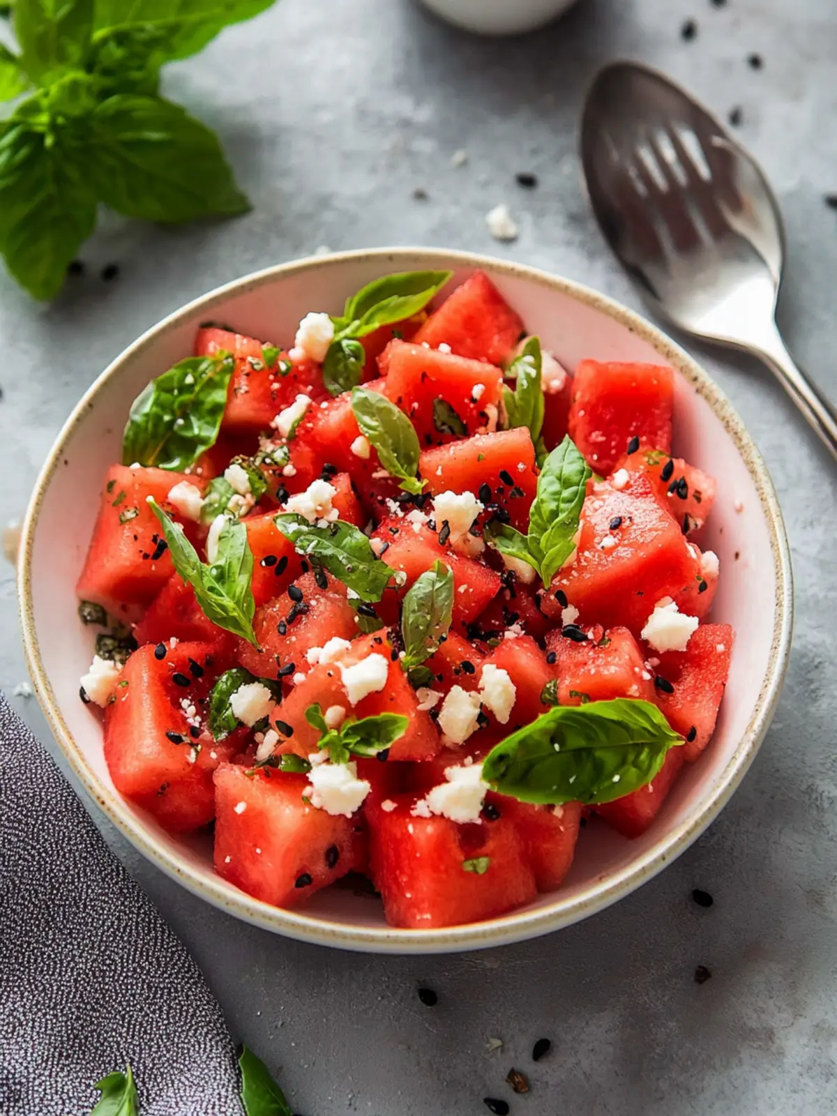Easy Watermelon Salad
