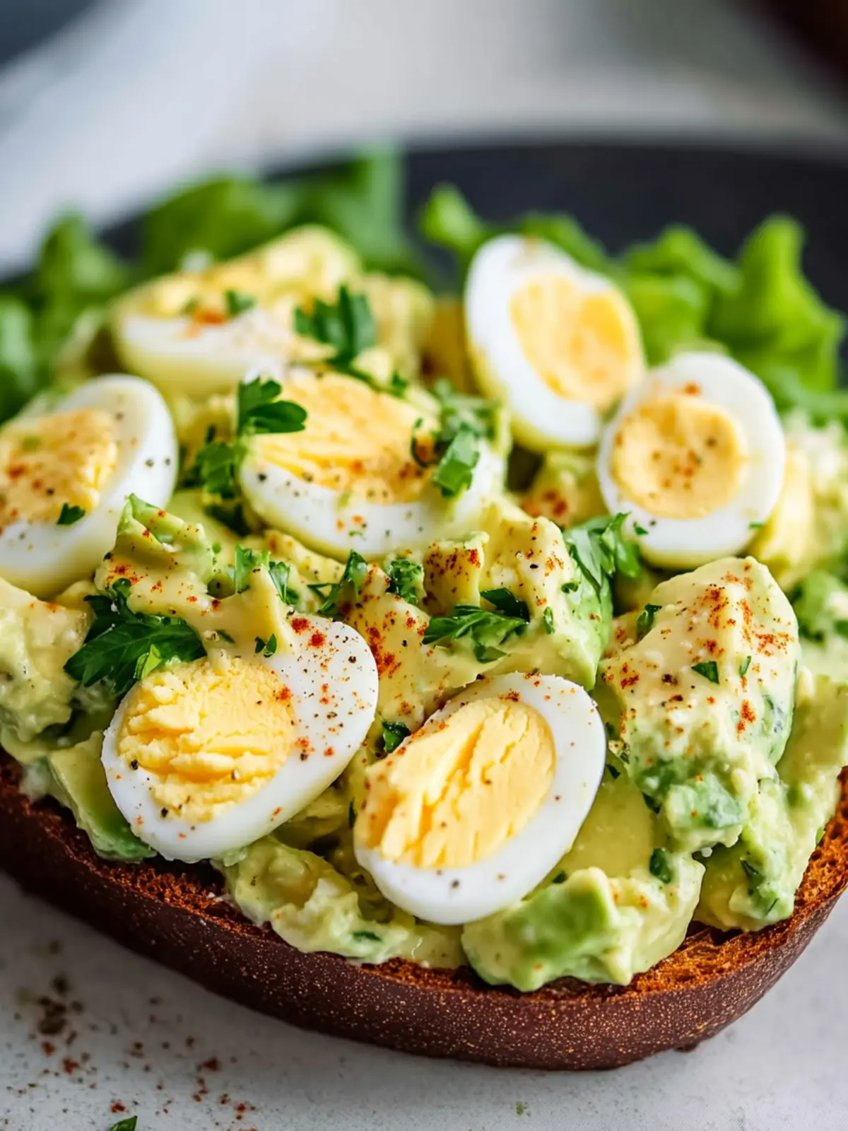 Deliciously Creamy Avocado Egg Salad in 20 Minutes 5 Avocado Egg Salad