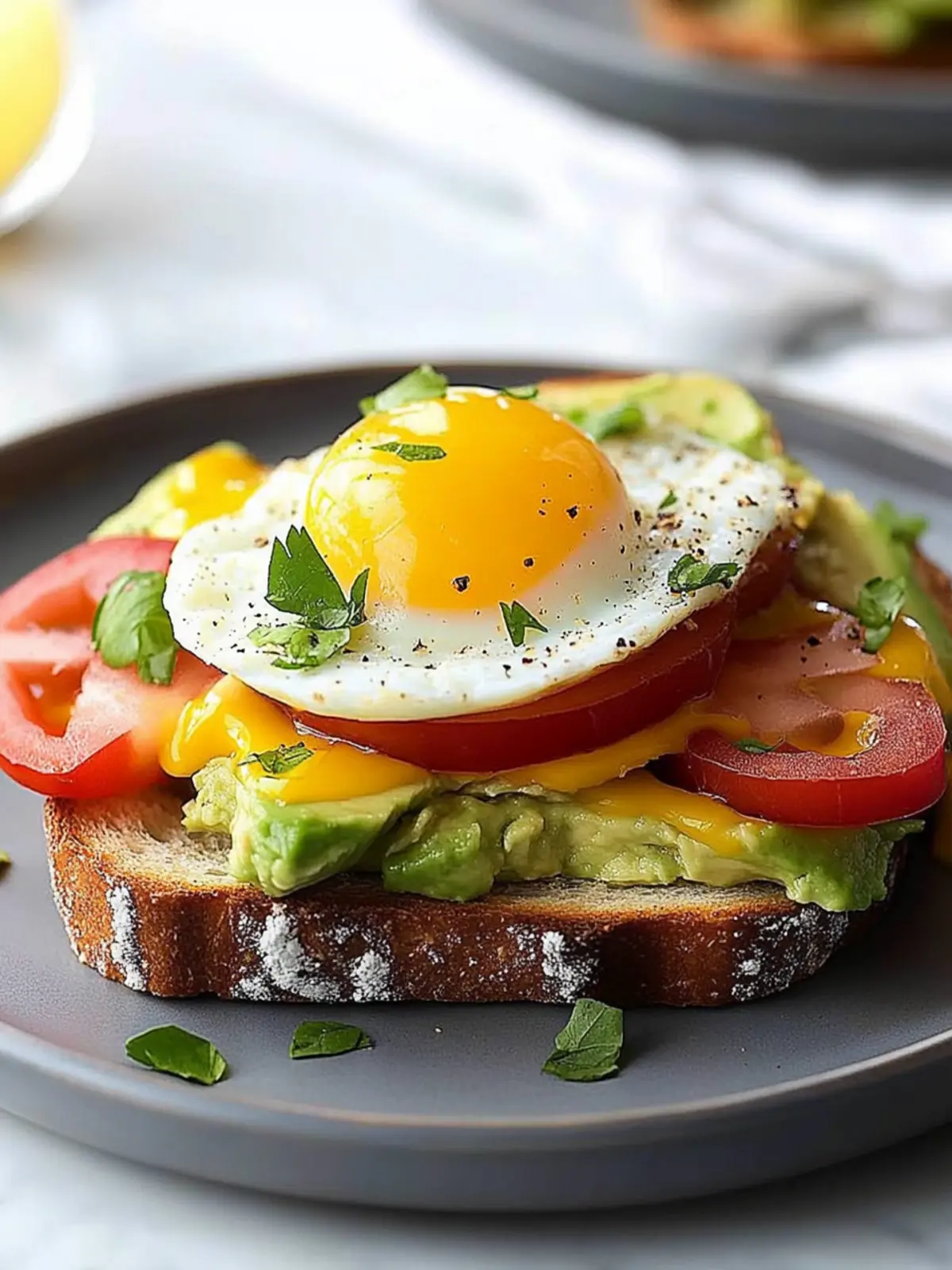 Egg-Topped Avocado Toast: Your New Go-To Quick Breakfast 4 Egg-Topped Avocado Toast
