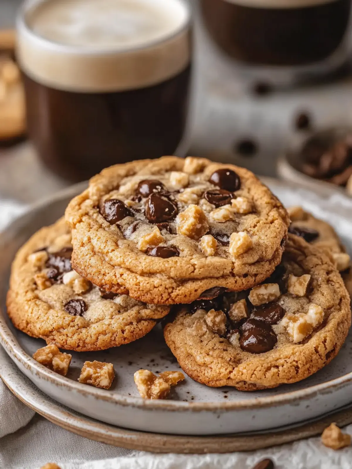 Irresistible Brown Butter Coffee Toffee Cookies to Delight You 4 Brown Butter Coffee Toffee Cookies