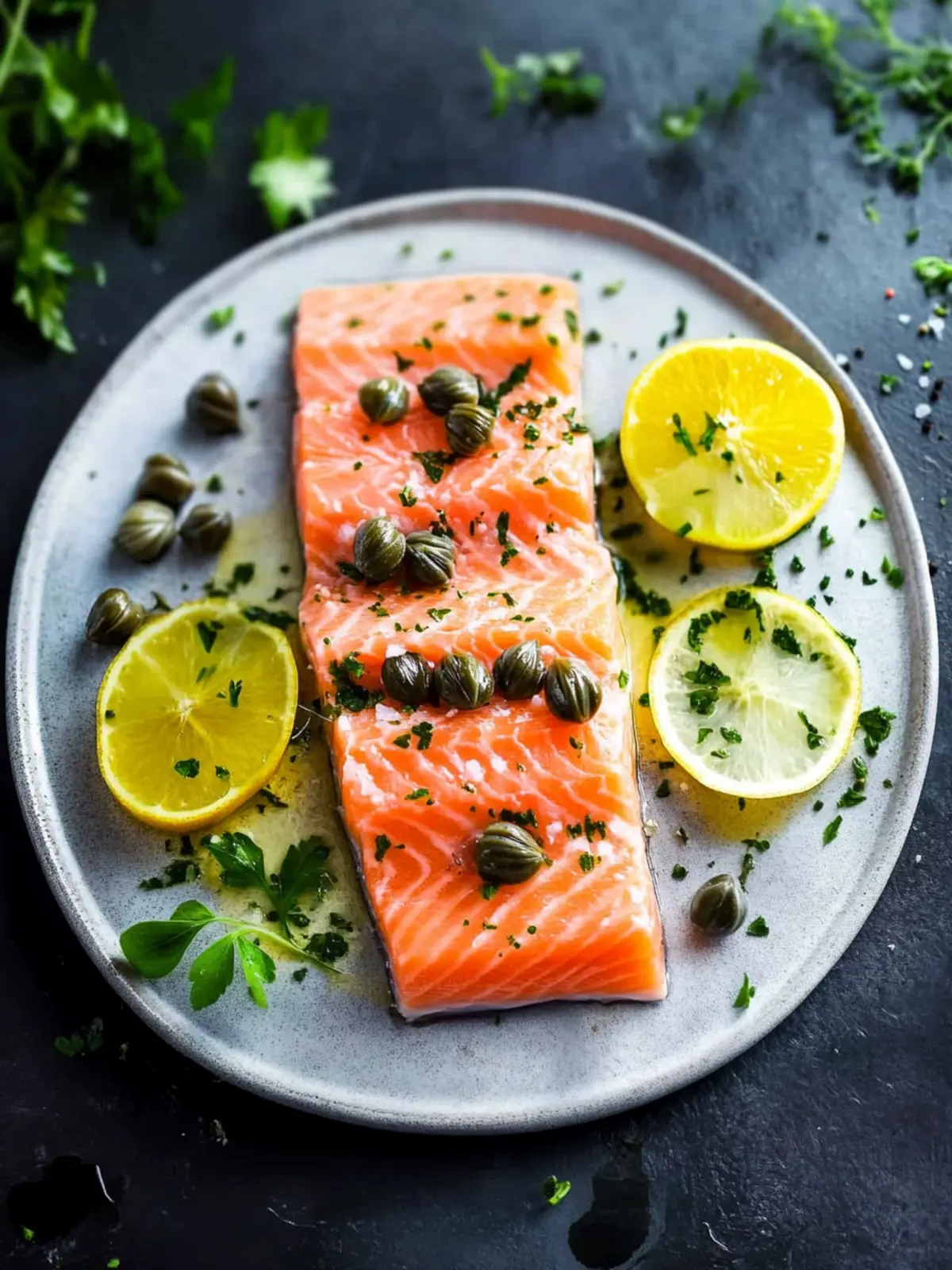 Savory Salmon with Capers: A Simple, Delicious Dinner Delight 2 Salmon with Capers