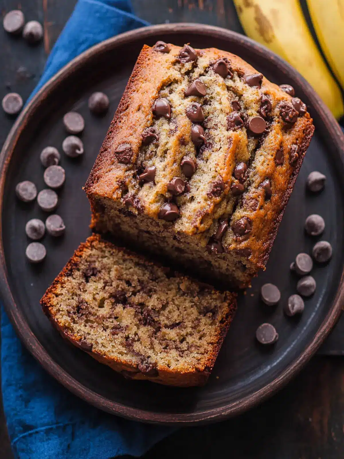Irresistibly Moist Chocolate Chip Banana Bread Recipe 5 Chocolate Chip Banana Bread