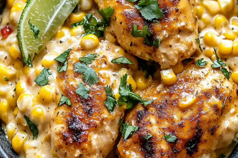 Slow Cooker Street Corn Chicken: Creamy Comfort in Every Bite