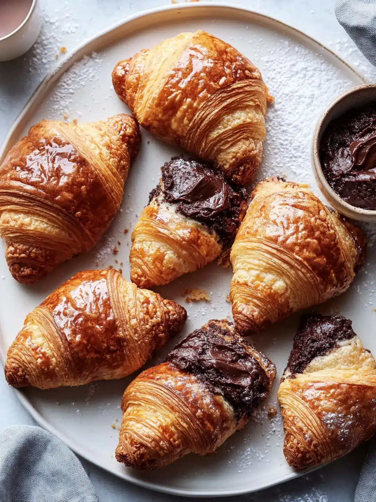 Brownie Batter Croissants: A Decadent Treat You'll Crave 4 Brownie Batter Croissants